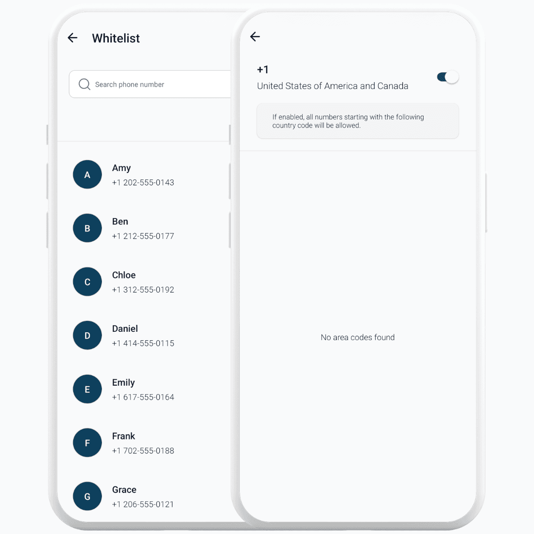 App protection screen
